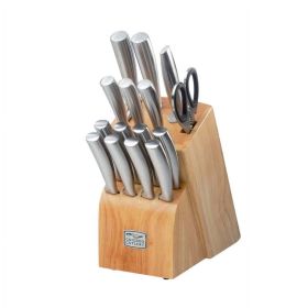 Chicago Cutlery Elston 16-Piece Kitchen Knife Set with Wood Block