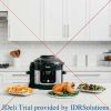 Ninja OS301/FD305CO Foodi 10-in-1 Pressure Cooker and Air Fryer with Nesting Broil Rack, 6.5-Quart Capacity