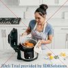 Ninja OS301/FD305CO Foodi 10-in-1 Pressure Cooker and Air Fryer with Nesting Broil Rack, 6.5-Quart Capacity