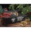 Whiskey Stones Gift Set for Men, Whiskey Decanter Set with Wood Stand, 8 Granite, Great Valentine's Day Gift Ideas