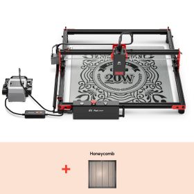 AlgoLaser DIY Kit Laser Cutting Machine 20W Output Power Laser Cutter for Wood and MDF with 15.75'x15.75' Large Engraving Area (Color: DIY KIT 20W SET 1)