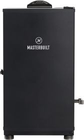 Masterbuilt® 30-inch Digital Electric Vertical BBQ Smoker with 710 Square Cooking Square Inches, Leg Kit, Side Wood Chip Loader, (Color: 30  Smoker)