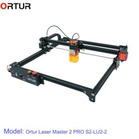 Ortur Laser Cutting Machine 10W High-density Laser Cutter High-speed 15000mm/min Air Assist Cut Through 30mm Acrylics 20mm Wood (Color: OLM2PS2 LU2-2A)