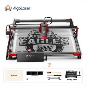 ORTUR Laser Engraver DIY KIT Y-axis Laser Rotary Roller Desktop Engraving Cutting Cutter Machine Metal Woodworking 400x400mm (Color: ALDK-5BD RR2)