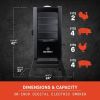 Masterbuilt® 30-inch Digital Electric Vertical BBQ Smoker with 710 Square Cooking Square Inches, Leg Kit, Side Wood Chip Loader,